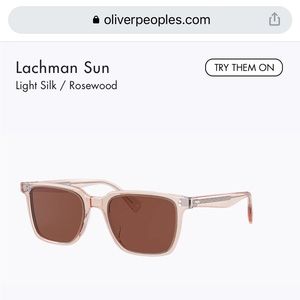 Oliver People’s Lachman Sunglasses in light Silk/Rosewood